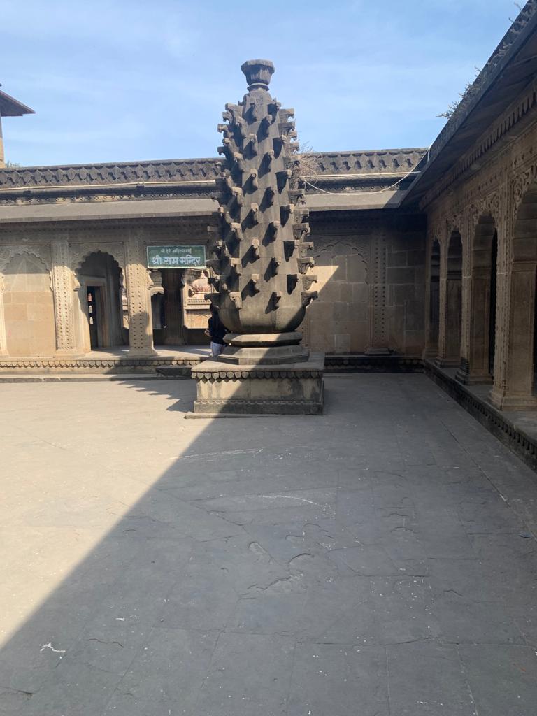 Oil Lamp lightning pillar ahilya fort