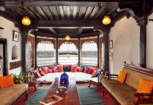 heritage area Main seating area Ahilya fort